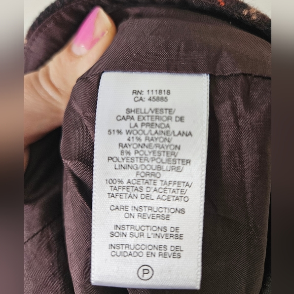 Michael kors wool plaid mini skirt - Picture 3 of 7